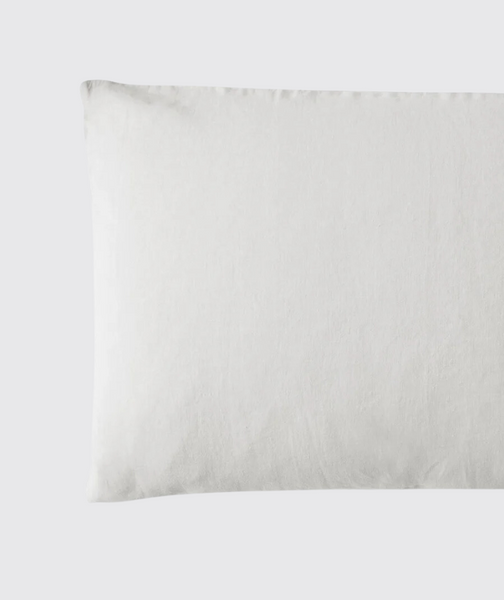 Toulon Dove Grey Linen Pillowcase