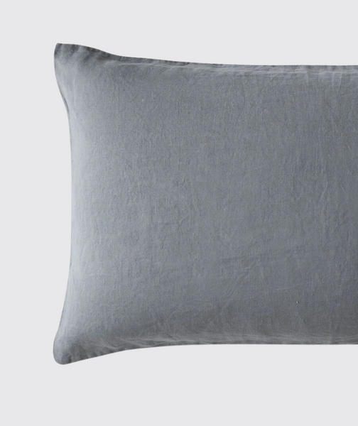  Lens Charcoal Linen Pillowcase - The Linen Works (217384747018)