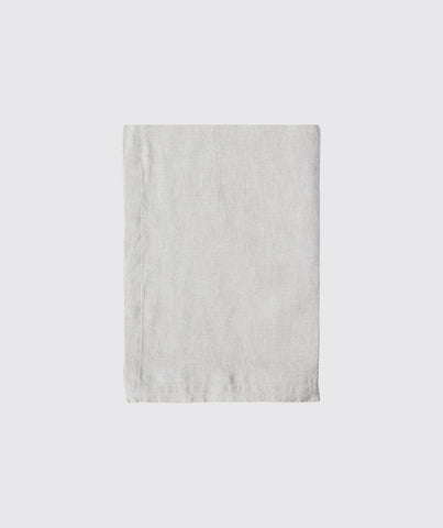  Toulon Dove Grey Linen Flat Sheet - The Linen Works (217743654922)