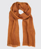 product| bronze gauze linen scarf