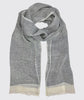 product| French Grey Two Tone Scarf | Gauze Linen