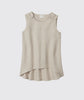 product| Flax Linen Button Top - The Linen Works (217396805642)
