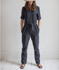 lifestyle| Black Linen Jumpsuit - The Linen Works (4463964946509)