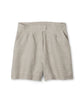 product| Oatmeal Linen Shorts - The Linen Works (248010342410)