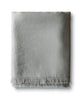 product| Pale Grey Fringe Linen Throw - The Linen Works (247901945866)