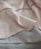 product| Pale Rose Hand Loom Linen Throw - The Linen Works (249514328074)