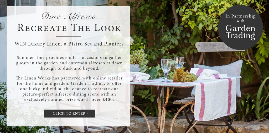 Competition | Win Luxury Linen, a Bistro Set and Planters