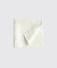 Off-White Linen Waffle Bath Towel