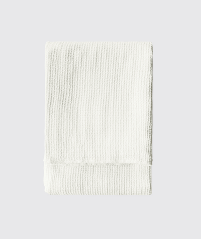 White Linen Waffle Towels | The Linen Works (London)