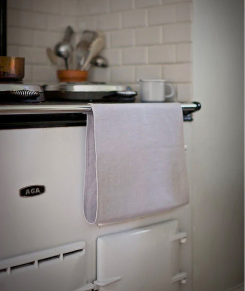  Pale Grey Linen Range Towel - The Linen Works (217730285578)