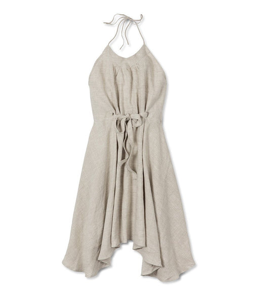 Linen Wrap Dress - The Linen Works (6903093639)