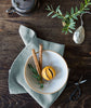 lifestyle| Duck Egg Linen Napkin Mitered Hem Collection - The Linen Works (260726063114)