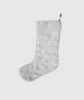 SAMPLE SALE<br>Dove Grey Linen Christmas Stockings