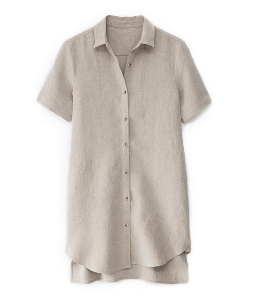 Linen Shirt Dress - The Linen Works (9912308874)