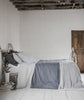 Lens Charcoal Linen Duvet Cover - The Linen Works (217326256138)