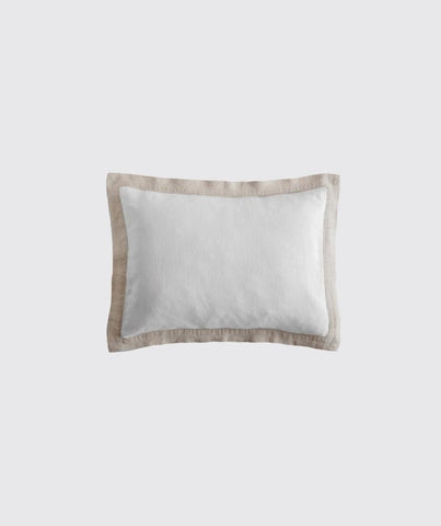  ecru linen breakfast pillow