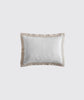product| ecru linen breakfast pillow