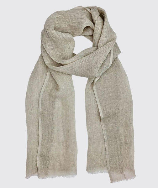  flax gauze linen scarf