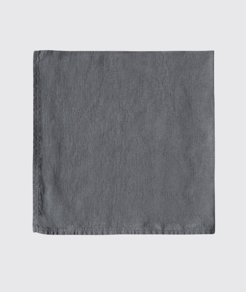  Charcoal Linen Napkin - The Linen Works (217410273290)