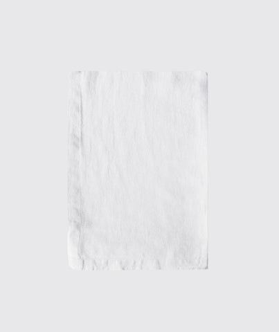  Classic White Linen Flat Sheet - The Linen Works (217718292490)