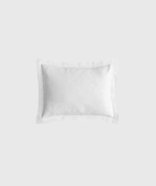  linen white breakfast pillow cushion
