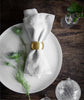 lifestyle| Dove Grey Linen Napkin Mitered Hem Collection - The Linen Works (257734705162)