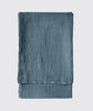 product| Parisian Blue Linen Waffle Bath Towel - The Linen Works (217861455882)