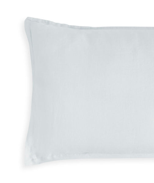  Moustier Duck Egg Linen Pillowcase - The Linen Works (217423052810)