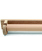 product| Oak Roller Towel Rail - The Linen Works (6903097351)