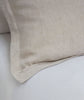 Picardie Ecru Linen Pillowcase - The Linen Works (217443139594)