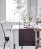lifestyle| Aubergine Linen Table Runner Mitered Hem Collection - The Linen Works (12194379530)