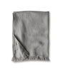 product| Pale Grey Fringe Linen Hand Towel - The Linen Works (248136007690)