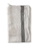 product| Charcoal Stripe Linen Tea Towel - The Linen Works (217483444234)