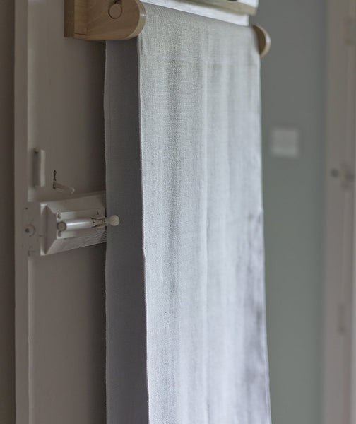  Pale Grey Linen Roller Towel - The Linen Works (217739722762)