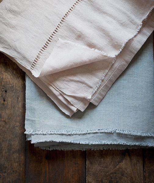 Soft Grey Hand Loom Linen Throw - The Linen Works (249543524362)
