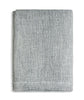 product| Blue Grey Soft Jacquard Linen Throw - The Linen Works (249614041098)